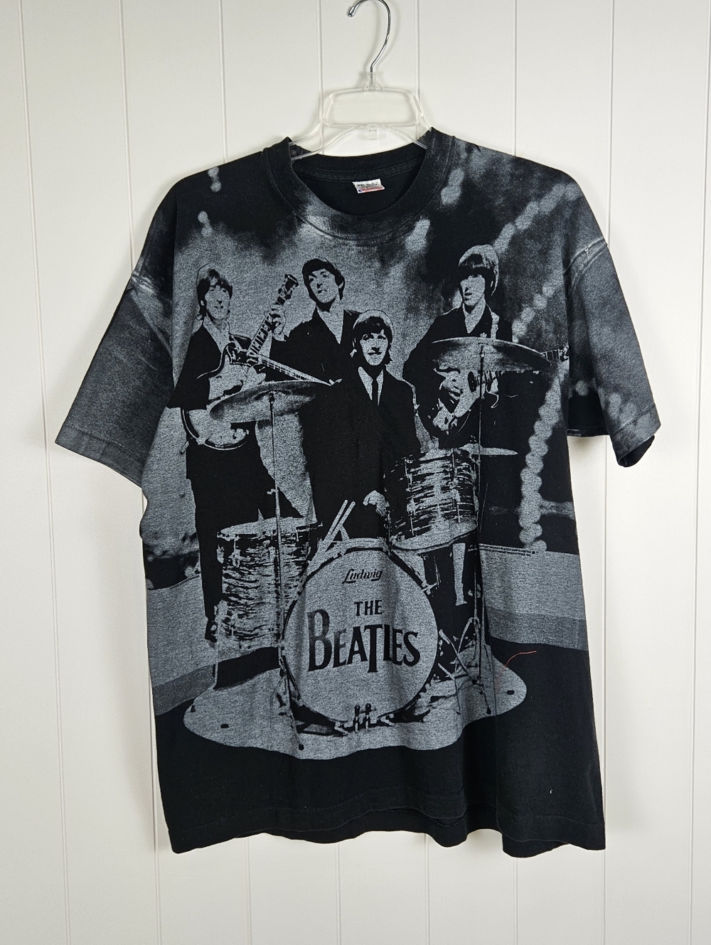Vintage Beatle T Shirt Single Stitch Double Sided Mens XXL USA Fruit Of The Loom
